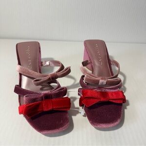 Copper Key purple and red short heel size 9 med and size 9.5 med available.